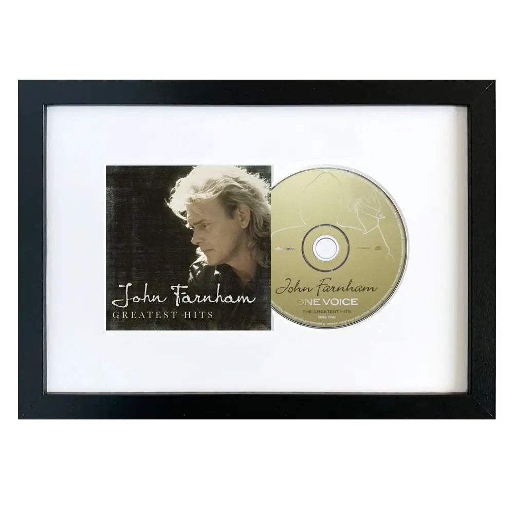 John Farnham-Greatest Hits CD Framed Album Art - Home & Garden > Wall Art