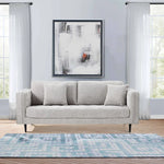 Jolie 3 Seater Sofa Fabric Uplholstered Lounge Couch - Quartz - Furniture > Sofas