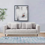 Jolie XL Size 3 Seater Sofa Fabric Uplholstered Lounge Couch - Quartz - Furniture > Sofas