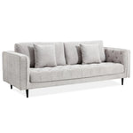 Jolie XL Size 3 Seater Sofa Fabric Uplholstered Lounge Couch - Quartz - Furniture > Sofas