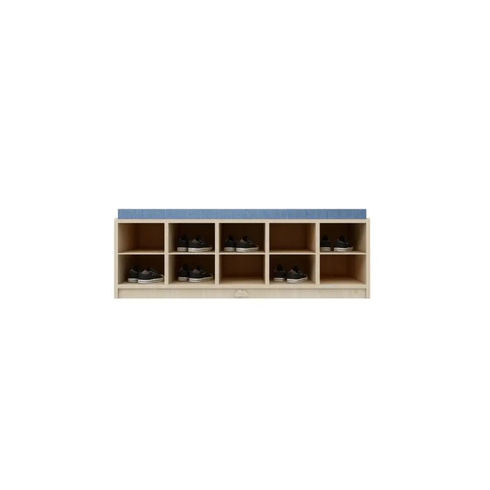 Jooyes 10 Cubbies Kids Shoes Storage Bench - Furniture > Living Room > Shoe Storage