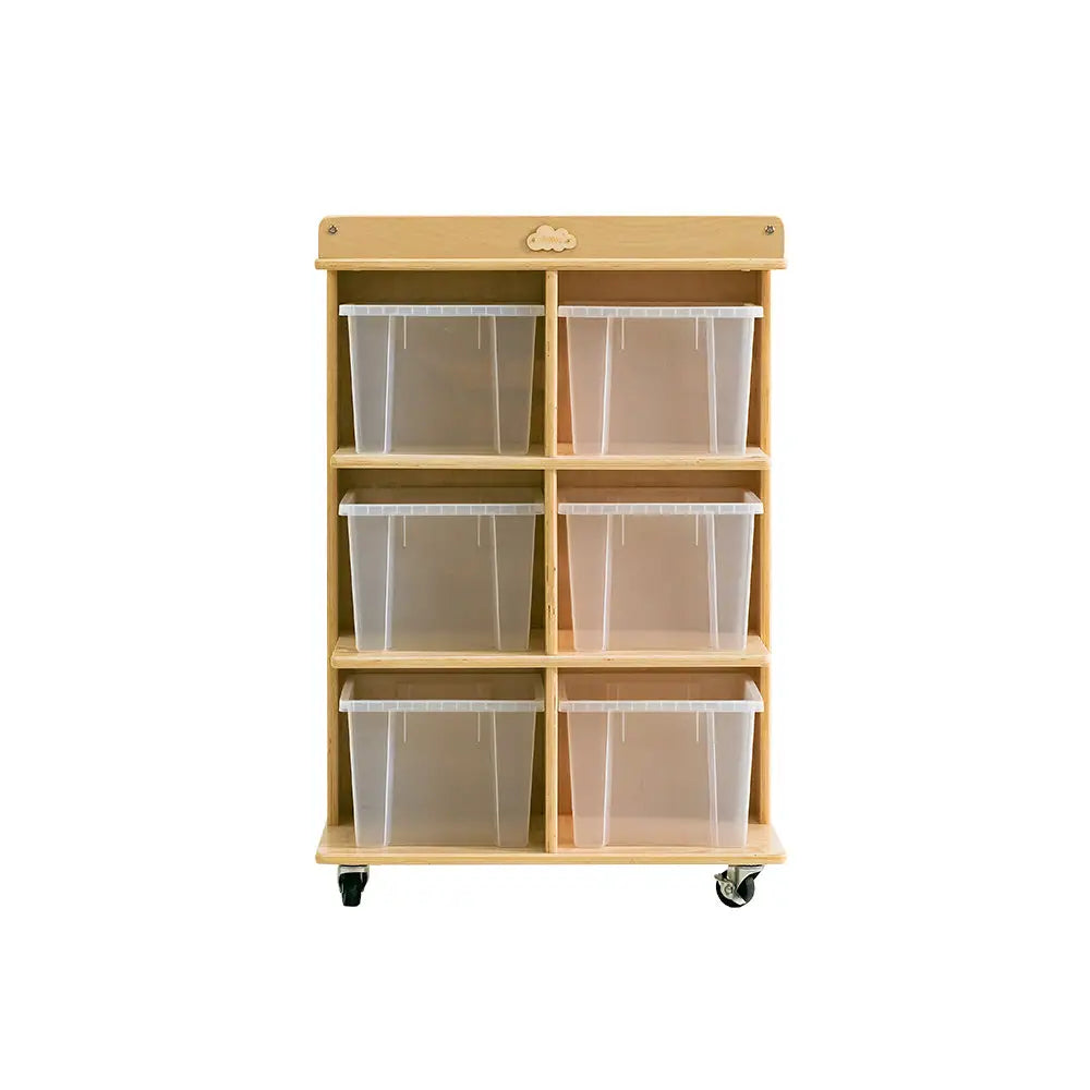 Jooyes 6 Tray Storage Cabinet With Castors - Furniture > Dining > Buffets & Sideboards