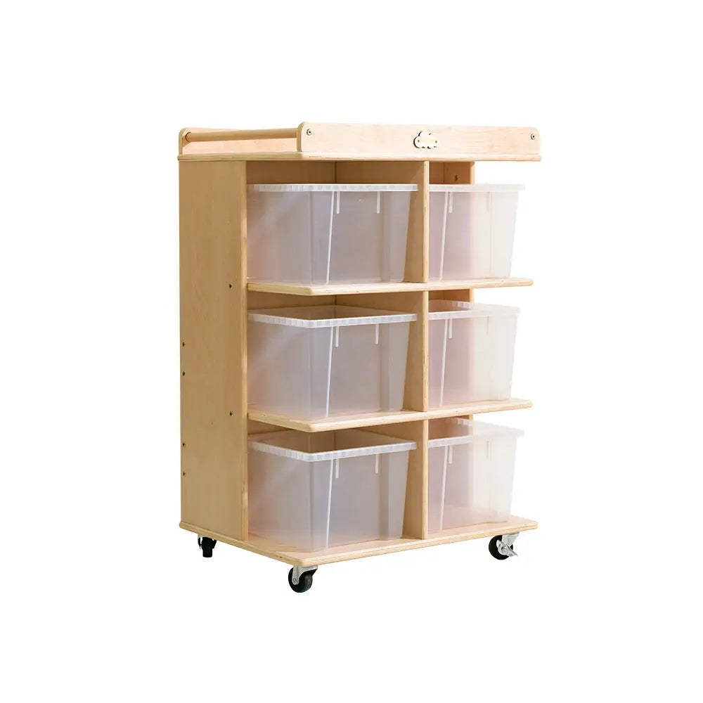 Jooyes 6 Tray Storage Cabinet With Castors - Furniture > Dining > Buffets & Sideboards