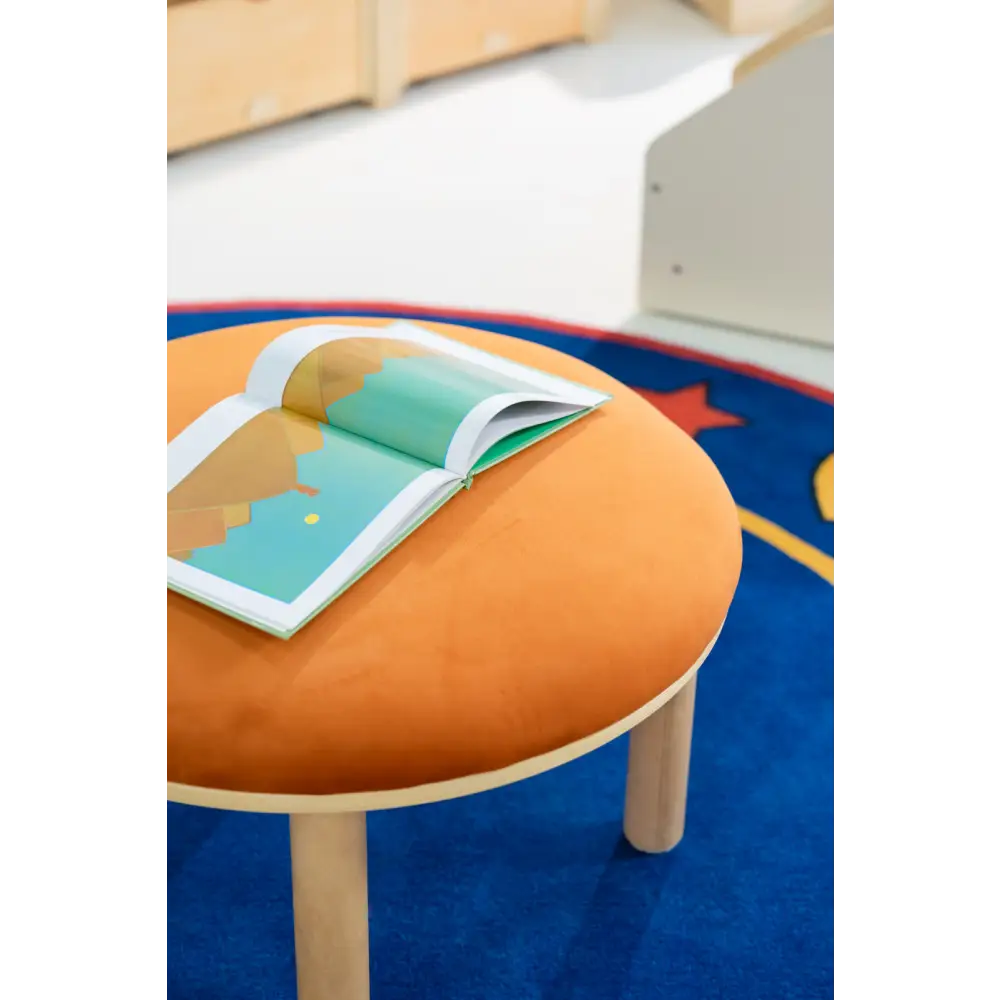 Jooyes Kids 4 Colour Round Velvet Ottoman Set of 4 - Baby & Kids > Baby & Kid’s Toys > Pretend Play