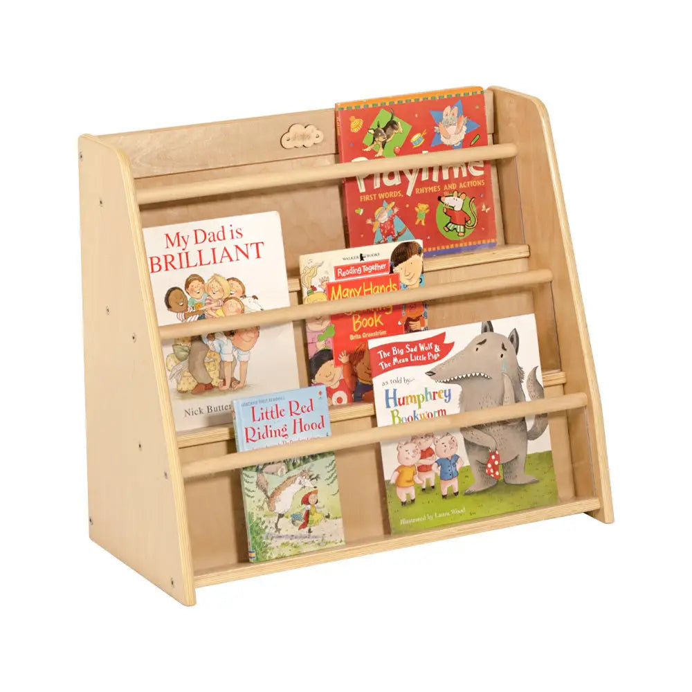 Jooyes Single Side Toddler Bookcase With Transparent Acrylic Board - Furniture > Dining > Buffets & Sideboards