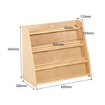 Jooyes Single Side Toddler Bookcase With Transparent Acrylic Board - Furniture > Dining > Buffets & Sideboards