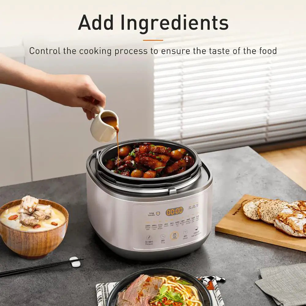 Joyoung Induction Heating Pressure Cooker 5L Double Liner Pot AU Version - Appliances > Kitchen Appliances > Rice