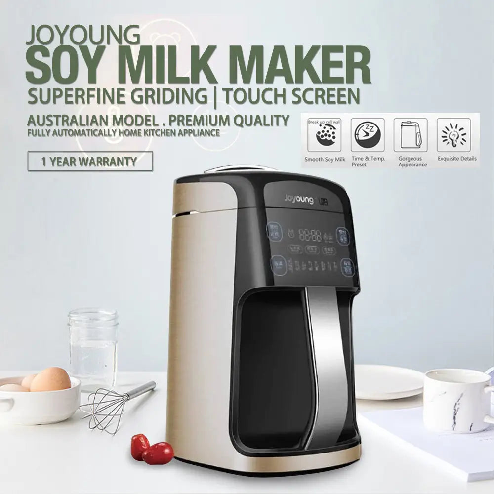 Joyoung Soy Milk Maker Machine Superfine Grinding Auto Touch Screen DJ13S- P90 - Appliances > Kitchen Appliances > Food