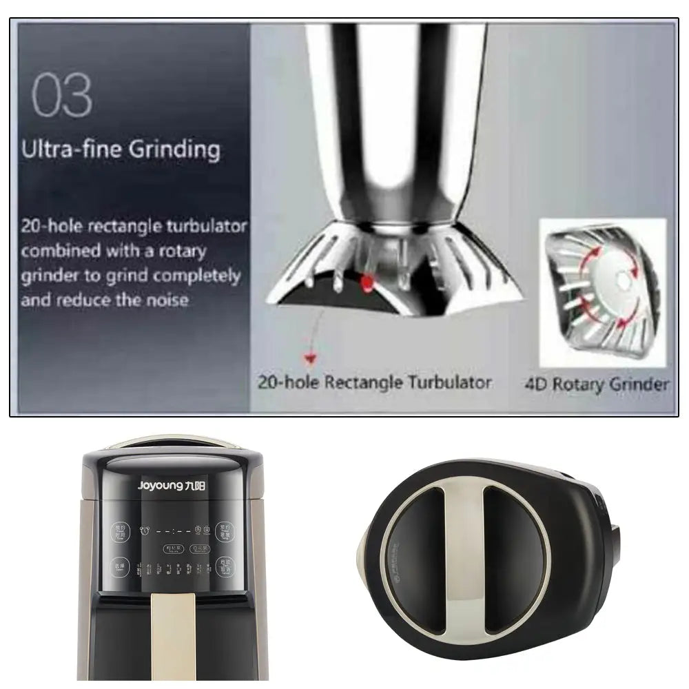 Joyoung Soy Milk Maker Machine Superfine Grinding Auto Touch Screen DJ13S- P90 - Appliances > Kitchen Appliances > Food