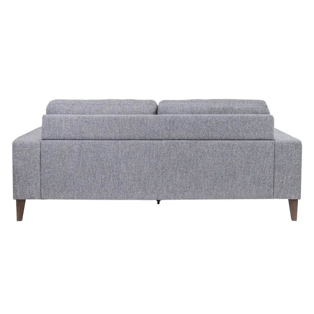 Juliet 2 + 3 Seater Sofa Set Soft Fabric Uplholstered Lounge Couch Grey - Furniture > Sofas
