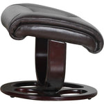 Julio Faux Leather Premium Reclining Lounge Arm Chair w/ Ottoman Swivel Sofa - Furniture > Bar Stools & Chairs > Arm