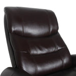 Julio Faux Leather Premium Reclining Lounge Arm Chair w/ Ottoman Swivel Sofa - Furniture > Bar Stools & Chairs > Arm