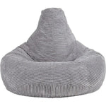 Jumbo Cord Beanbag Chair Cover Unfilled Large Bean Bag - Grey - Furniture > Office