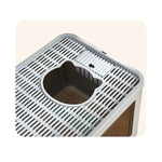 Jumbo Hooded Cat Litter Box Tray Pet Kitty Toilet for Large Cats w Hair Grooming - Pet Care > Cleaning & Maintenance >