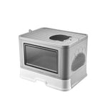 Jumbo Hooded Cat Litter Box Tray Pet Kitty Toilet for Large Cats w Hair Grooming - Pet Care > Cleaning & Maintenance >