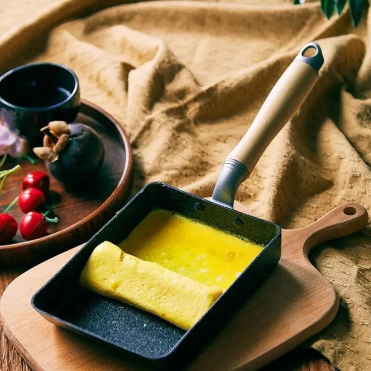 Justcook 15*18cm JSHS-IH6001F-1 Tamagoyaki Non-stick Square Omelette Pan-Green - Home & Garden > Kitchenware