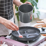 Justcook 24cm 4 Mold Non-Stick Egg Cooker Frying Pan - Black - Home & Garden > Kitchenware