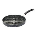Justcook 24cm 4 Mold Non-Stick Egg Cooker Frying Pan - Black - Home & Garden > Kitchenware