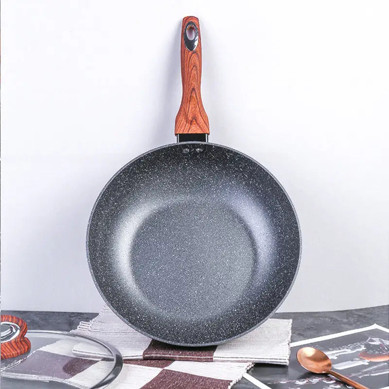 Justcook 30cm JSHS-IH4930C-1 Marble Wok Stirfry Pan - Home & Garden > Kitchenware