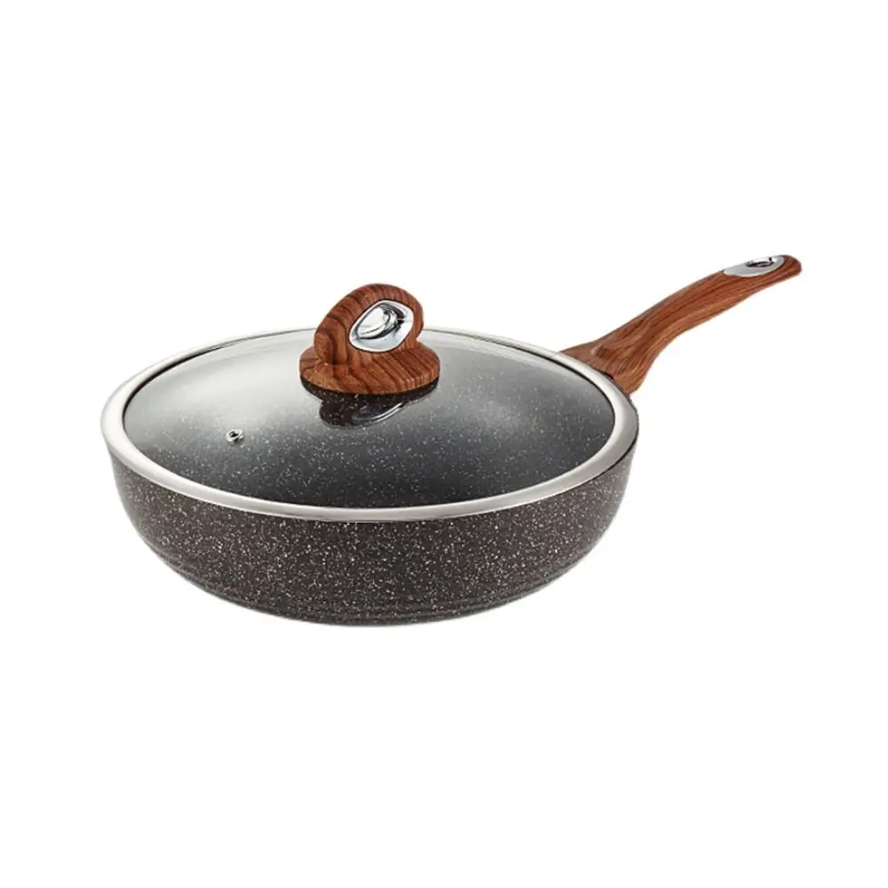Justcook 30cm JSHS-IH4930C-1 Marble Wok Stirfry Pan - Home & Garden > Kitchenware