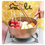 Justcook Japanese-style Lightweight Aluminum Golden Snow Pot Saucepan 18cm - Home & Garden > Kitchenware