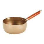 Justcook Japanese-style Lightweight Aluminum Golden Snow Pot Saucepan 18cm - Home & Garden > Kitchenware