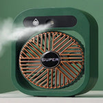 JY Ice Fog Air Conditioning Mist Humidfier Mini Fan Humidifying - White - Appliances > Aroma Diffusers & Humidifiers