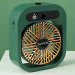JY Ice Fog Air Conditioning Mist Humidfier Mini Fan Humidifying - White - Appliances > Aroma Diffusers & Humidifiers