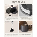 JY Pet Automatic Cat Water Fountain 3L - White - Home & Garden > Kitchenware