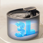 JY Pet Automatic Cat Water Fountain 3L - White - Home & Garden > Kitchenware