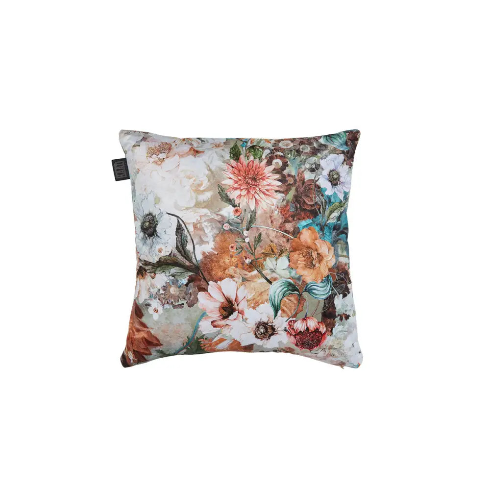 KAAT Amsterdam Anea Pastel Floral Square Filled Cushion 43cm x 43cm - Home & Garden > Decor > Cushions & Throws