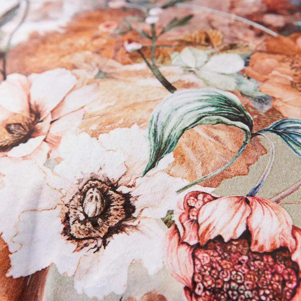 KAAT Amsterdam Anea Pastel Floral Square Filled Cushion 43cm x 43cm - Home & Garden > Decor > Cushions & Throws
