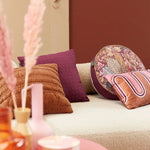 KAAT Amsterdam Asa Multi Botanical Round Filled Cushion 40cm Diameter - Home & Garden > Decor > Cushions & Throws