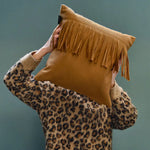 KAAT Amsterdam Frey Brown Square Filled Cushion 40cm x 40cm - Home & Garden > Decor > Cushions & Throws