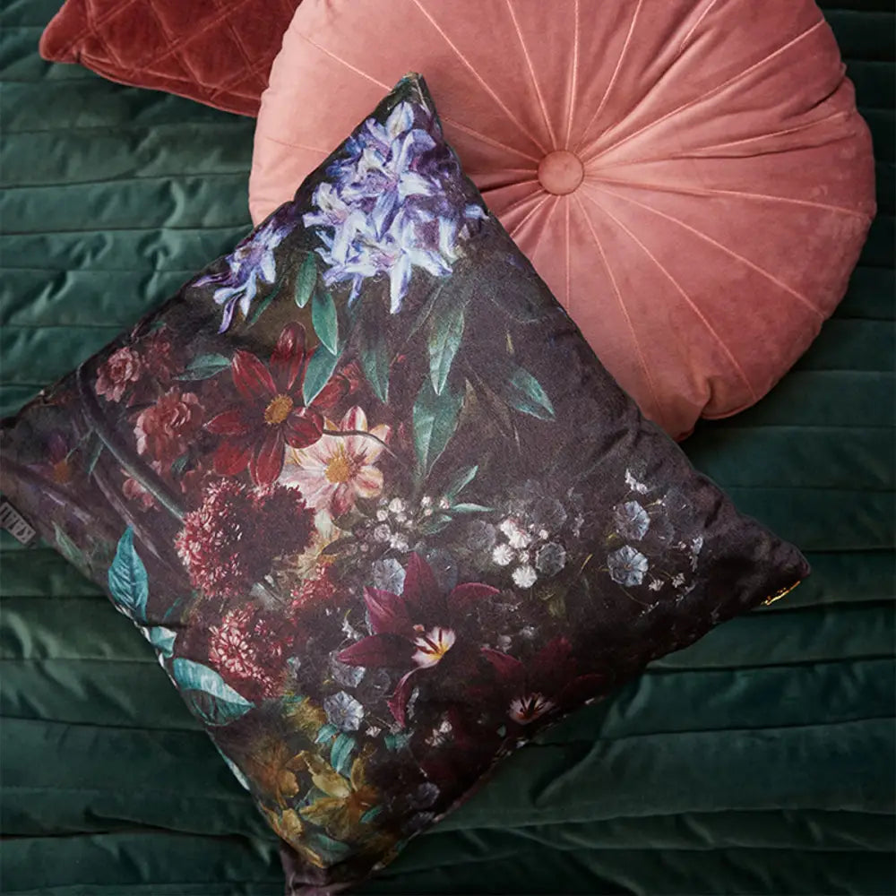 KAAT Amsterdam Hester Multi Botanical Square Filled Cushion 43cm x 43cm - Home & Garden > Decor > Cushions & Throws