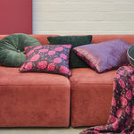 KAAT Amsterdam Jits Green Square Filled Cushion 45cm x 45cm - Home & Garden > Decor > Cushions & Throws