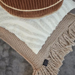 KAAT Amsterdam Jonine Sand Square Filled Cushion 45cm x 45cm - Home & Garden > Decor > Cushions & Throws