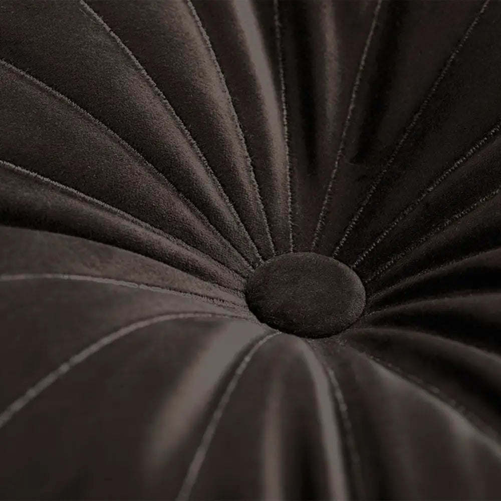 KAAT Amsterdam Mandarin Brown Round Filled Cushion 40cm Diameter - Home & Garden > Decor > Cushions & Throws