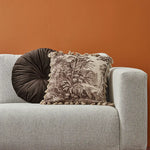 KAAT Amsterdam Mandarin Brown Round Filled Cushion 40cm Diameter - Home & Garden > Decor > Cushions & Throws