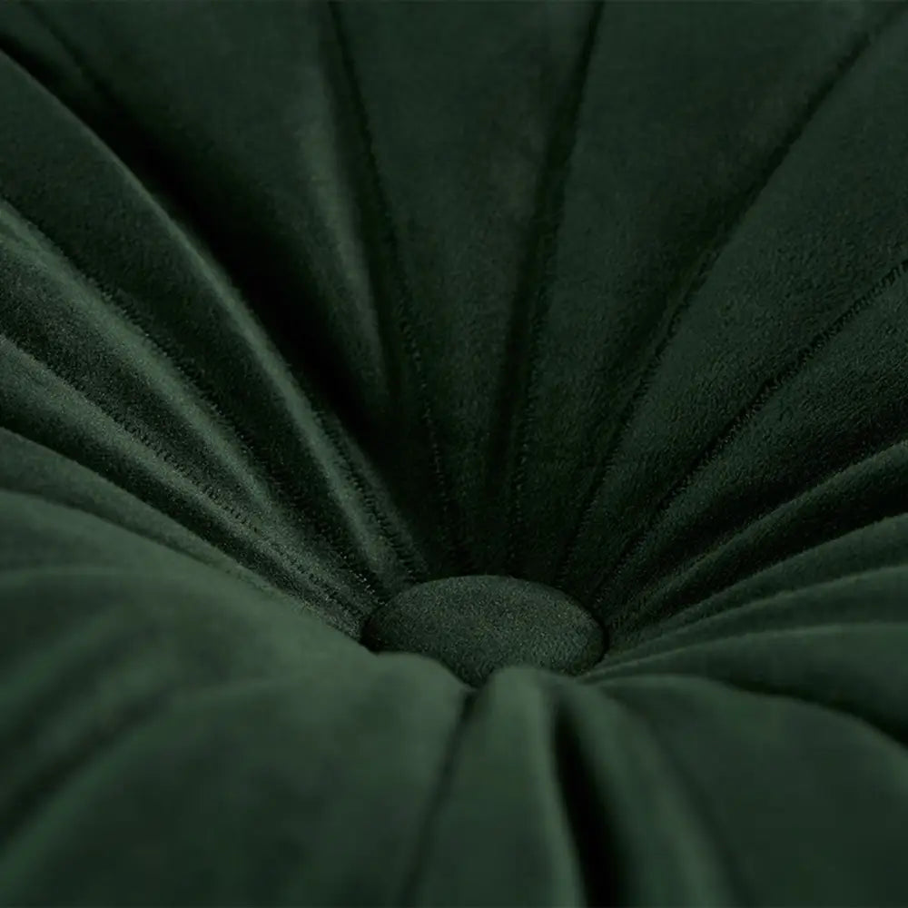 KAAT Amsterdam Mandarin Dark Green Round Filled Cushion 40cm Diameter - Home & Garden > Decor > Cushions & Throws
