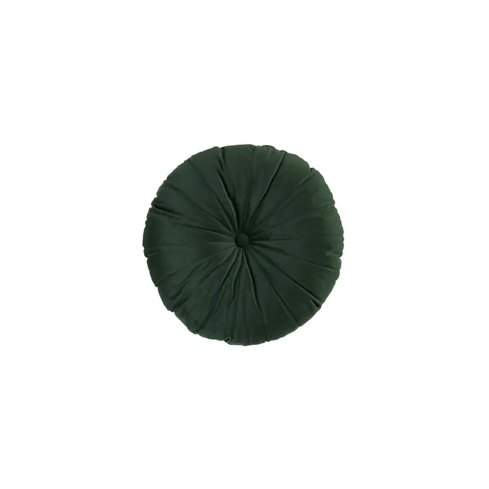 KAAT Amsterdam Mandarin Dark Green Round Filled Cushion 40cm Diameter - Home & Garden > Decor > Cushions & Throws