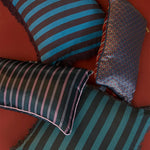 KAAT Amsterdam Meja Green Reversible Oblong Filled Cushion 30cm x 50cm - Home & Garden > Decor > Cushions & Throws