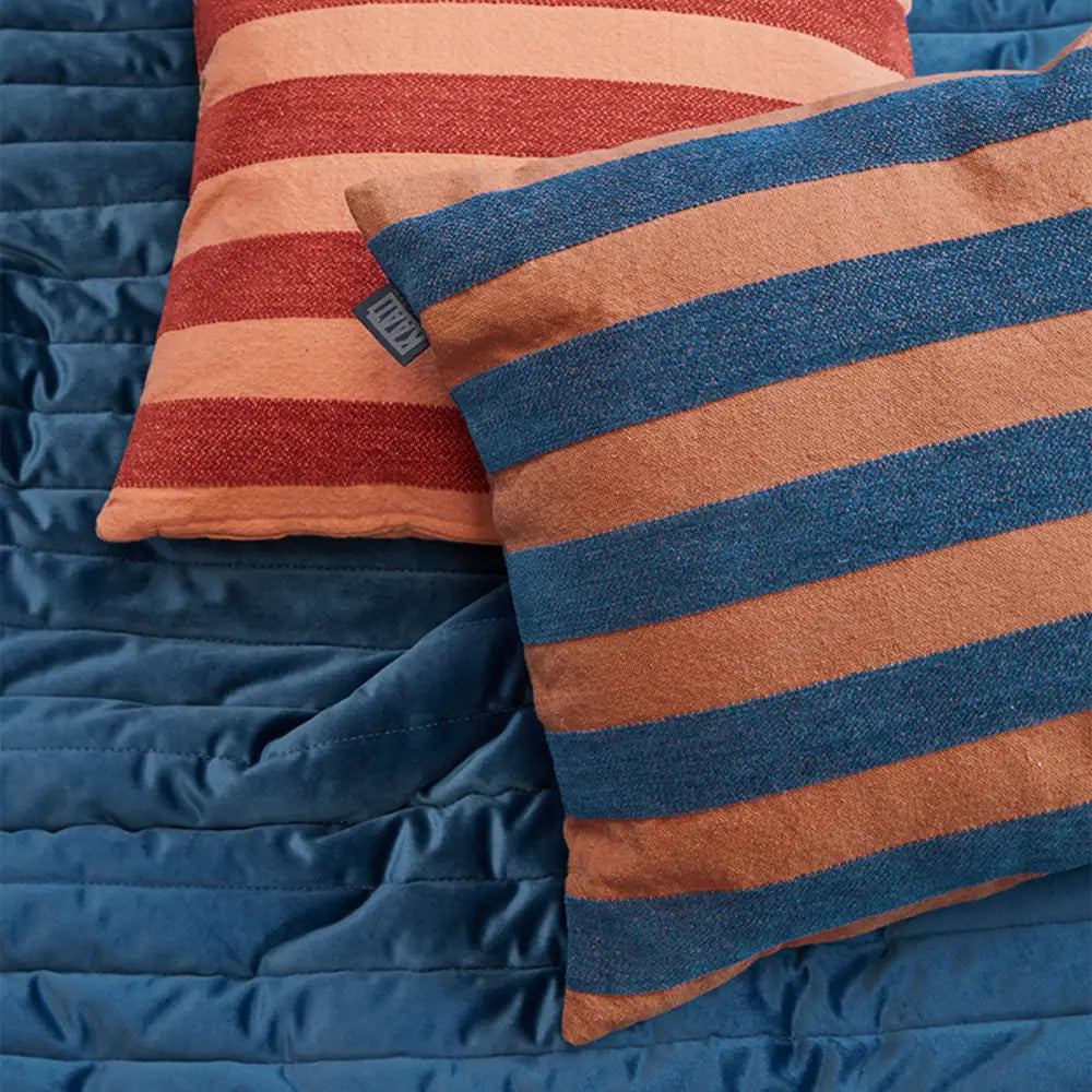 KAAT Amsterdam Nissa Multi Stripe Square Filled Cushion 45cm x 45cm - Home & Garden > Decor > Cushions & Throws