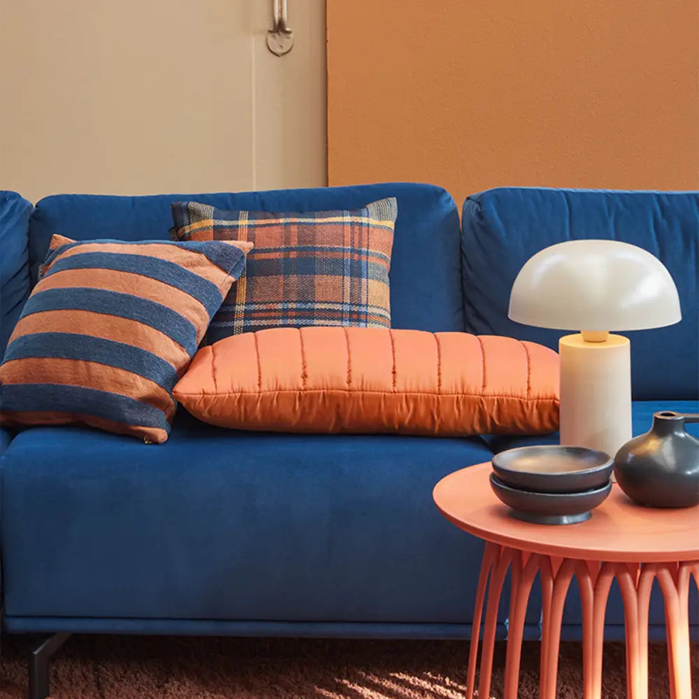 KAAT Amsterdam Nissa Multi Stripe Square Filled Cushion 45cm x 45cm - Home & Garden > Decor > Cushions & Throws