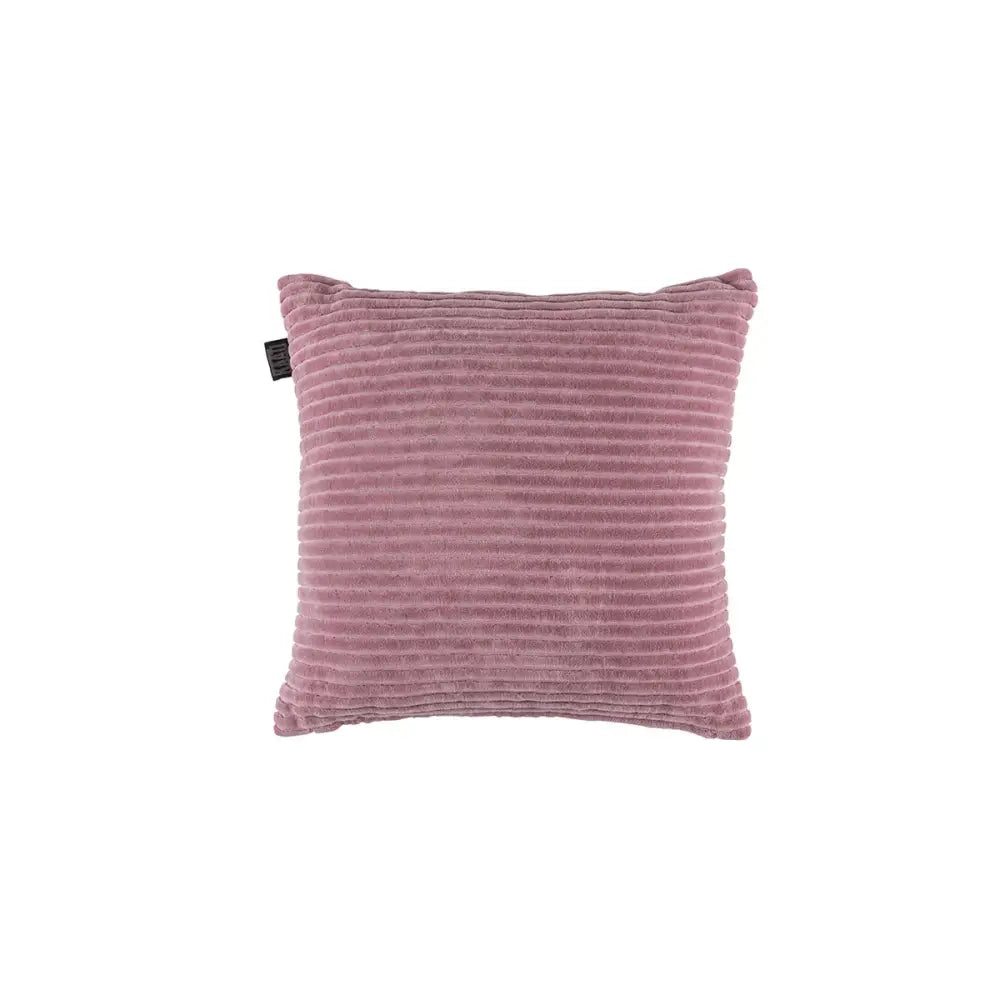 KAAT Amsterdam Ribbed Pink Square Filled Cushion 43cm x 43cm - Home & Garden > Decor > Cushions & Throws