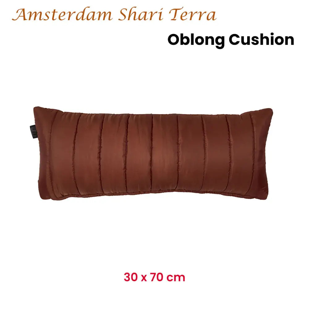 KAAT Amsterdam Shari Terra Oblong Filled Cushion 30cm x 70cm - Home & Garden > Decor > Cushions & Throws