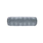 KAAT Amsterdam Softy Stripe Blue Grey Oblong Neckroll Filled Cushion 22cm x 70cm - Home & Garden > Decor > Cushions &