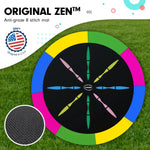 Kahuna 16ft Outdoor Trampoline Kids Children With Safety Enclosure Pad Mat Ladder Basketball Hoop Set - Rainbow - Baby
