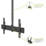 Kanto CM600SG Stainless Steel Outdoor Ceiling TV Mount for 37-inch to 70-inch TVs Black - Audio & Video > Speakers