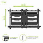 Kanto PDX650SG Stainless Steel Outdoor Full Motion TV Mount for 37’’ to 75’’ TVs Black - Audio & Video > Speakers